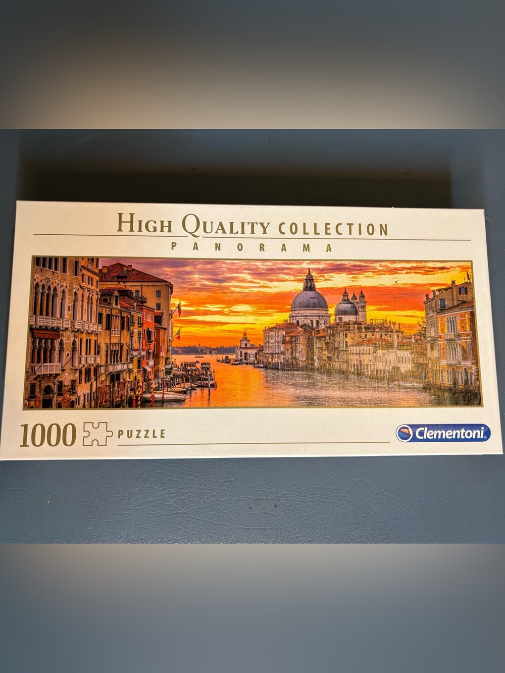 High Quality Collection Panorama Puzzle - Sunset Venice (White)